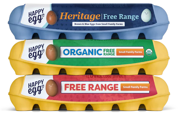 Happy Egg Product Cartons