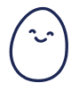 Smiley Egg Icon